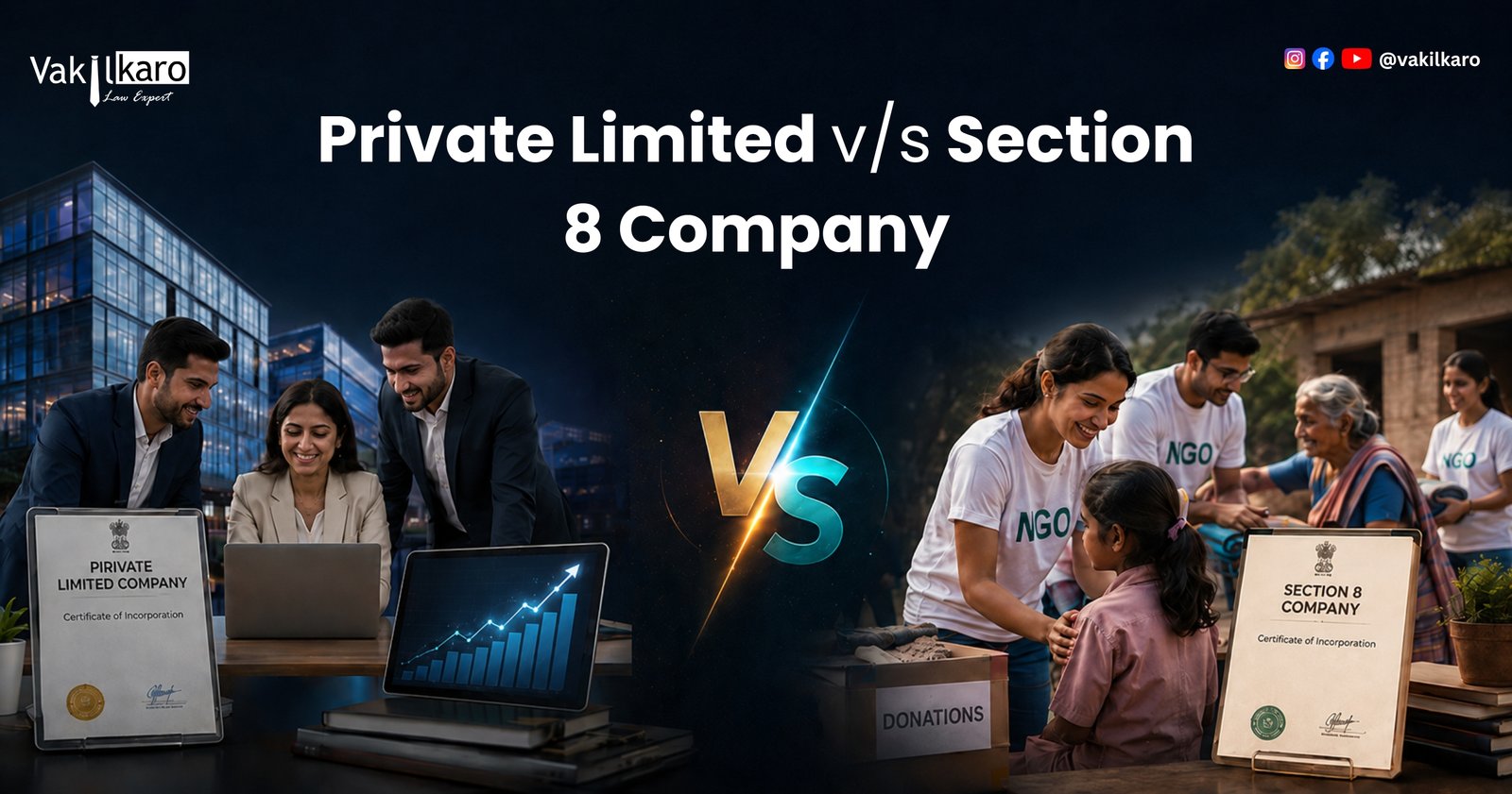Private Limited vs Section 8 Company