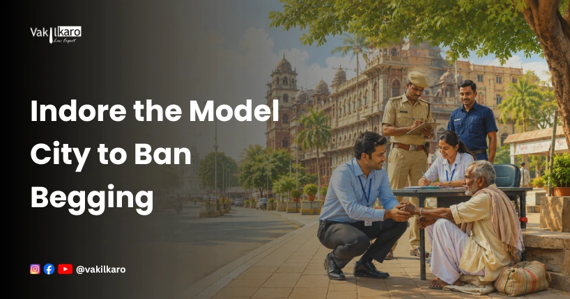 Indore the Model City to Ban Begging