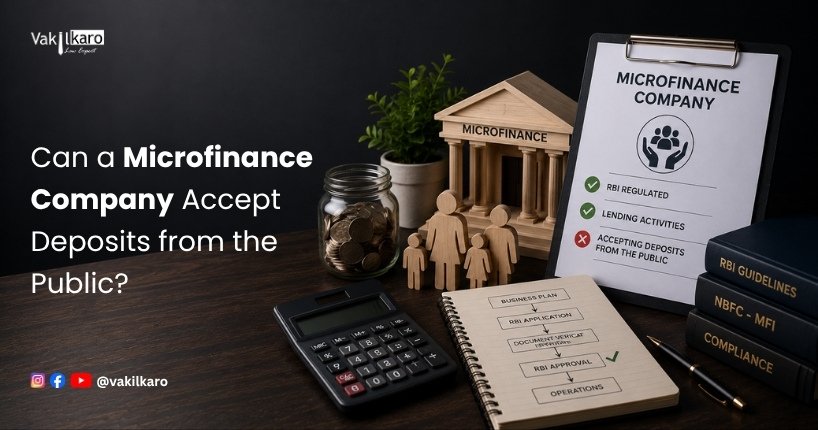 Can a Microfinance Company Accept Deposits from the Public?
