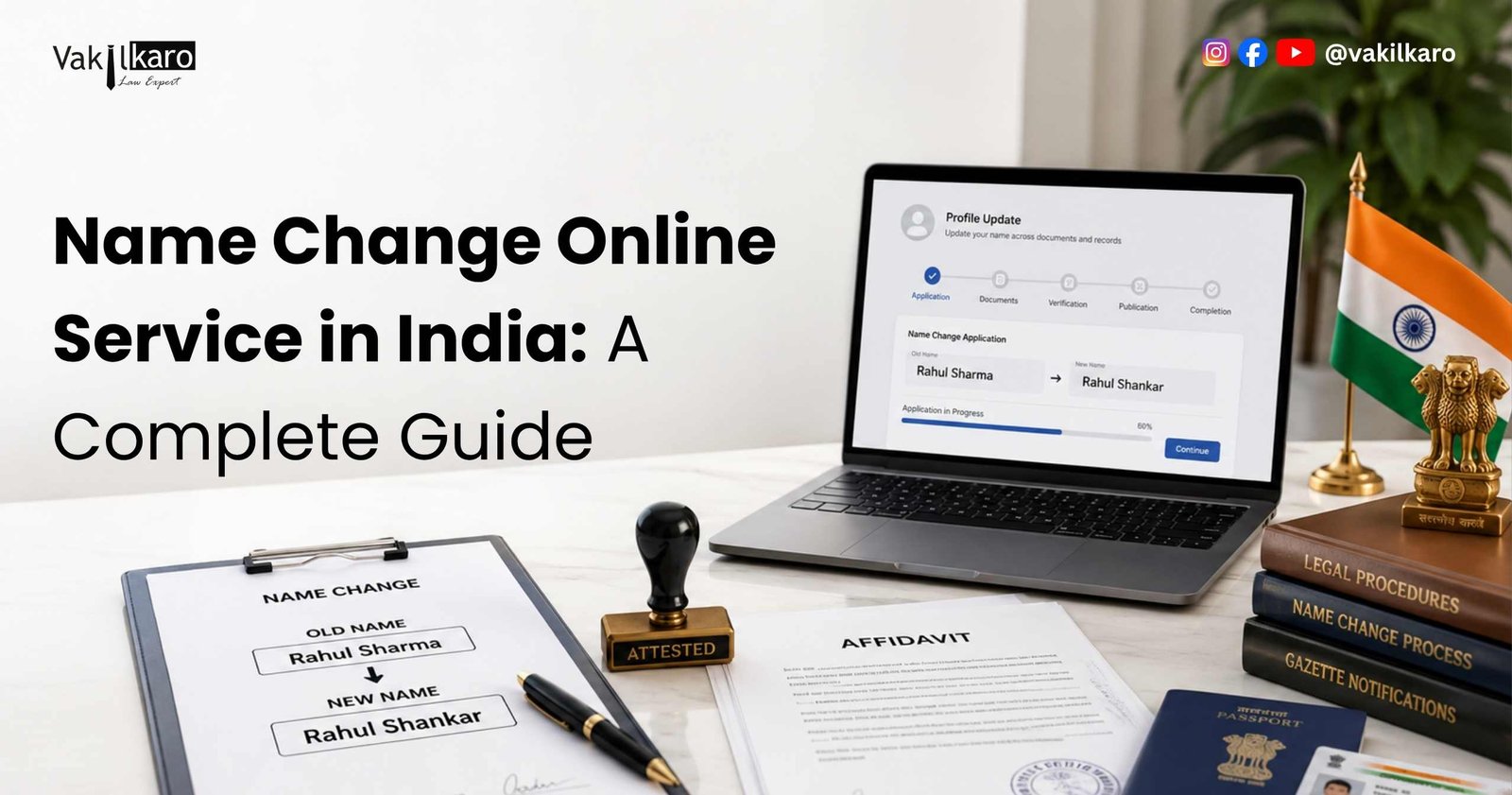 Name Change Online Service in India: A Complete Guide