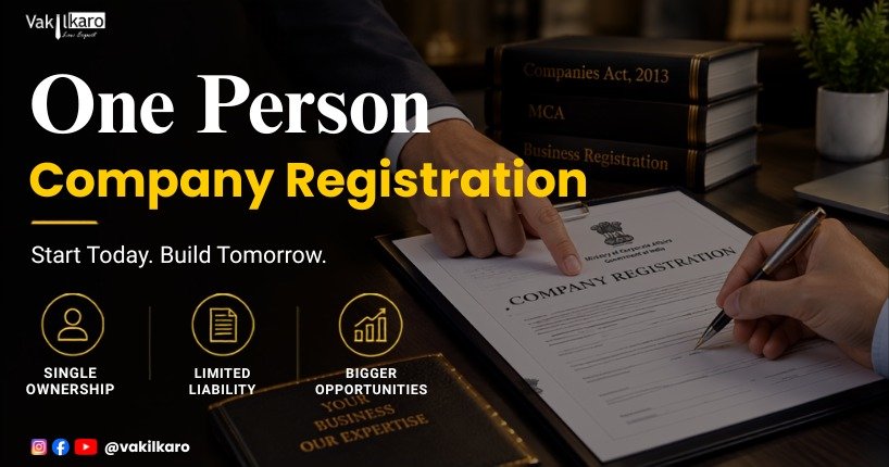 one person company - vakilkaro