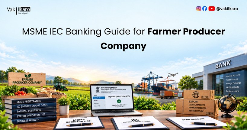 MSME IEC Banking Guide for Farmer Producer Company-vakilkaro