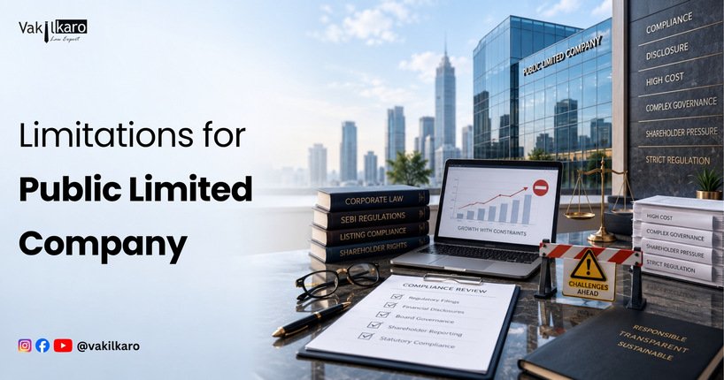 Limitations for Public Limited Company-vakilkaro