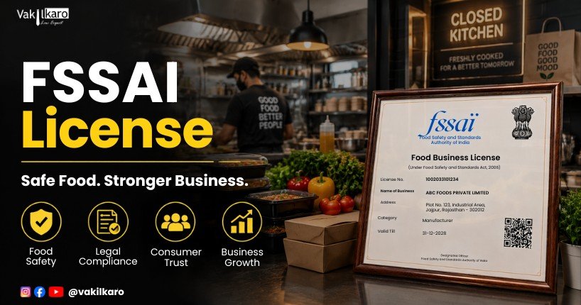 FSSAI License in India-vakilkaro