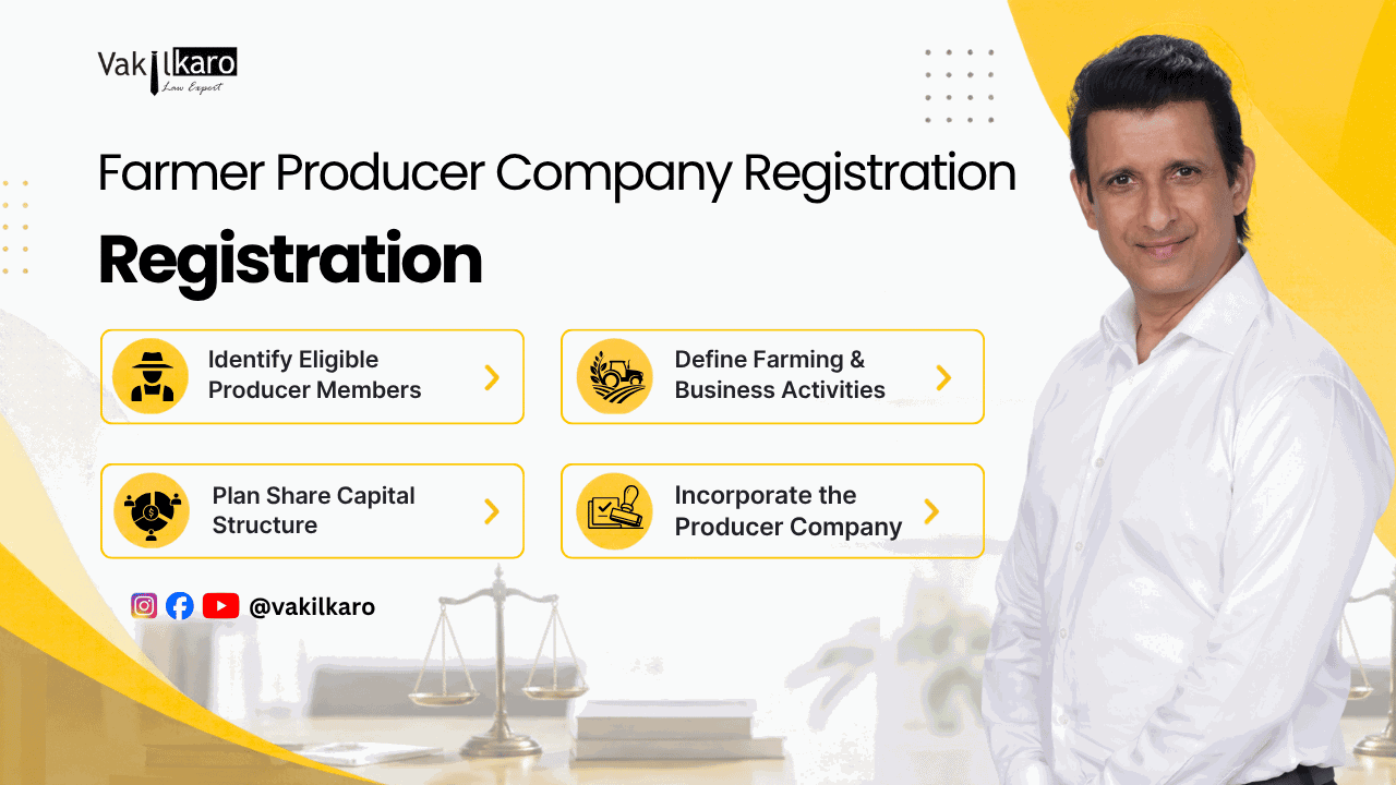 Farmer Producer Company Registration (FPC / FPO) Online in India