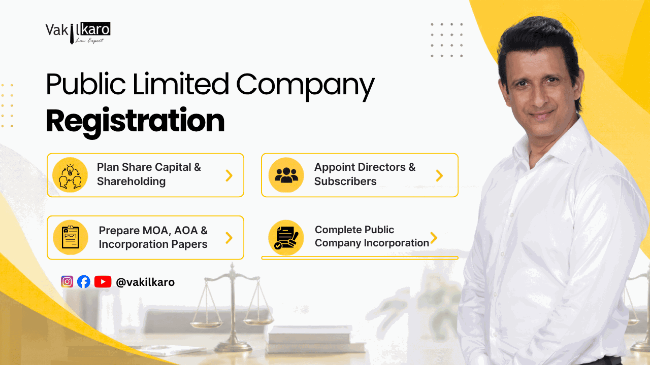 Public Limited Company Registration Online in India