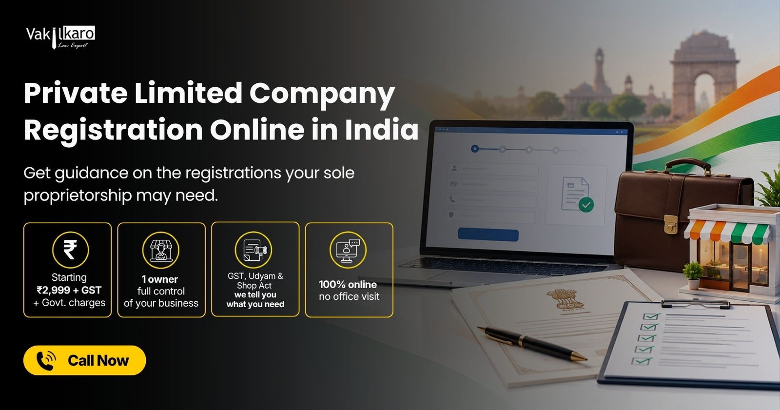 private limited company registration - vakilkaro